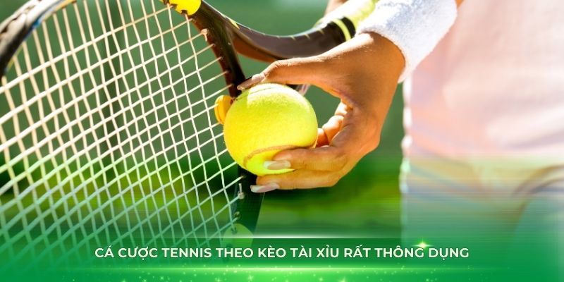 Cá cược tennis theo kèo tài xỉu rất thông dụng